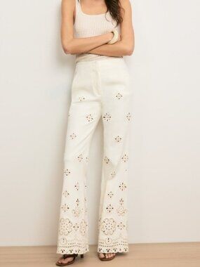 Veronica Beard Komi Eyelet Pant